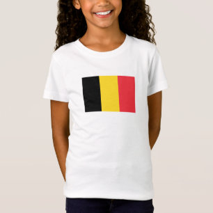 Patriotisk belgisk flagga t shirt