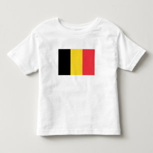 Patriotisk belgisk flagga t shirt