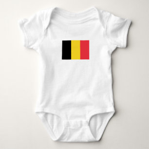 Patriotisk belgisk flagga t shirt