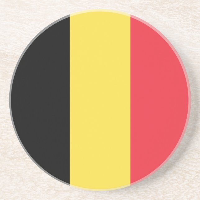 Patriotisk belgisk flagga underlägg (Framsidan)