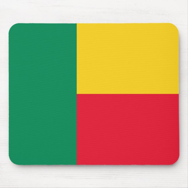 Patriotisk Benin-flagga Musmatta (Framsidan)