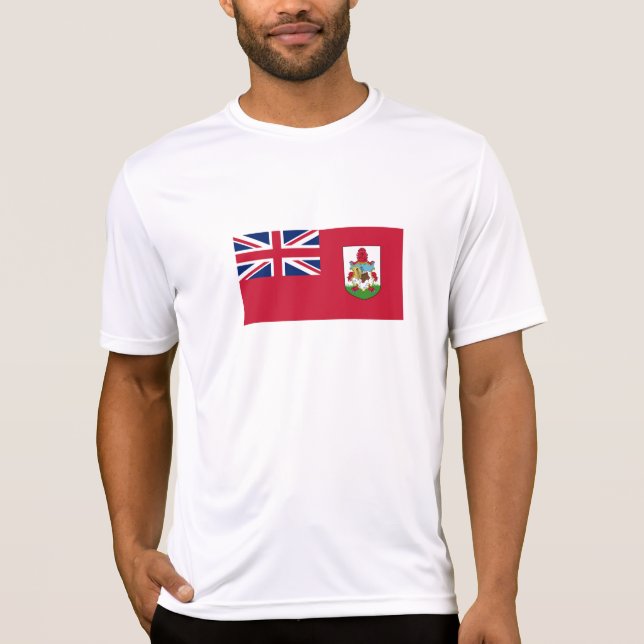 Patriotisk bermudafana t shirt (Framsida)