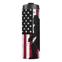 Patriotisk Bigfoot Amerikansk Flagga Sasquatch