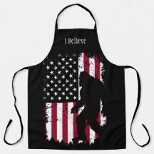 Patriotisk Bigfoot – Amerikansk Flagga Sasquatch