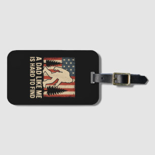 Patriotisk Bigfoot En Pappa Som Mig Är Svår Att Hi Bagagebricka