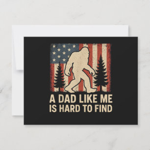 Patriotisk Bigfoot En Pappa Som Mig Är Svår Att Hi Inbjudningar