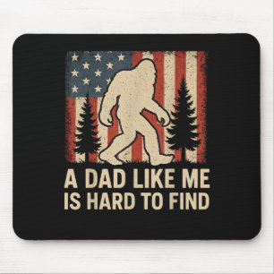 Patriotisk Bigfoot En Pappa Som Mig Är Svår Att Hi Musmatta