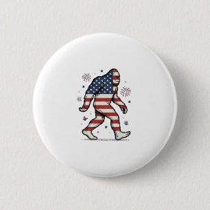 Patriotisk Bigfoot Vintage Gravyr T-Shirt Design_1 Knapp