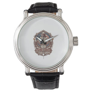 Patriotisk biodlares vektor grafisk t-shirt armbandsur