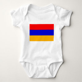 Patriotisk bodykosti baby med flagga Armenien T Shirt