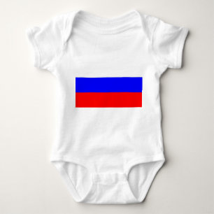 Patriotisk bodykosti baby med flagga Ryssland T Shirt