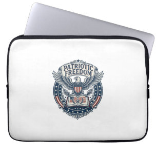 Patriotisk bokklubb Vector Graphic T-shirt (2) Laptop Fodral