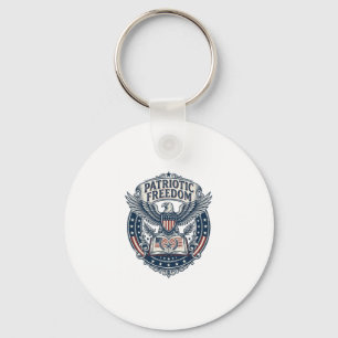Patriotisk bokklubb Vector Graphic T-shirt (2) Nyckelring
