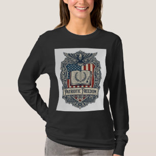 Patriotisk bokklubb vektor grafisk t-shirt
