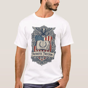 Patriotisk bokklubb vektor grafisk t-shirt