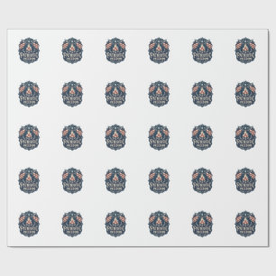 Patriotisk Brasa Natt Vektor Grafisk T-Shirt_1 Presentpapper
