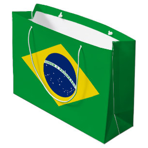 Patriotisk brasiliansk flagga