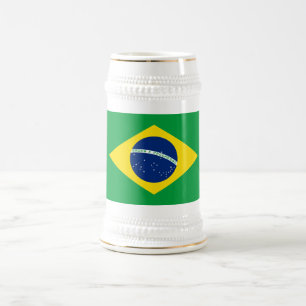 Patriotisk brasiliansk flagga sejdel
