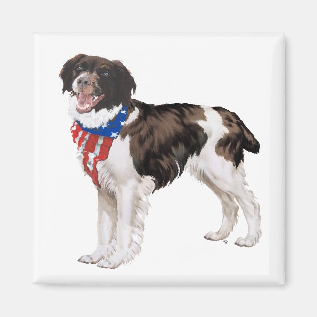 Patriotisk Brittany Magnet (Framsidan)