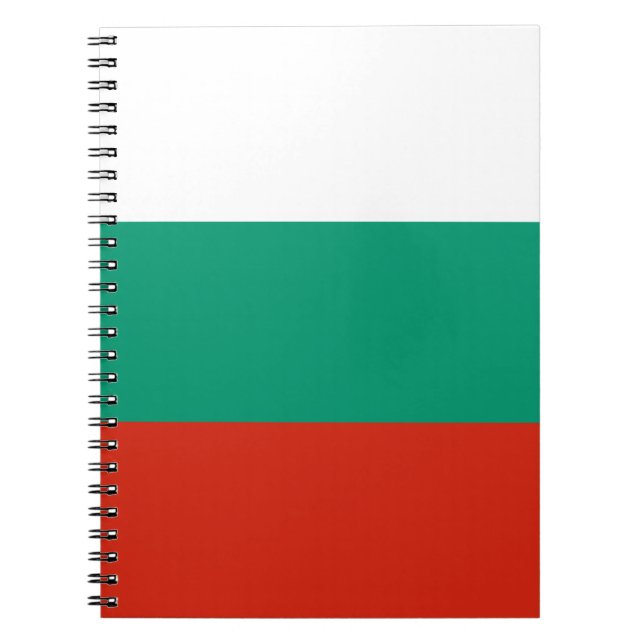 Patriotisk bulgarisk Flagga Anteckningsbok (Framsidan)