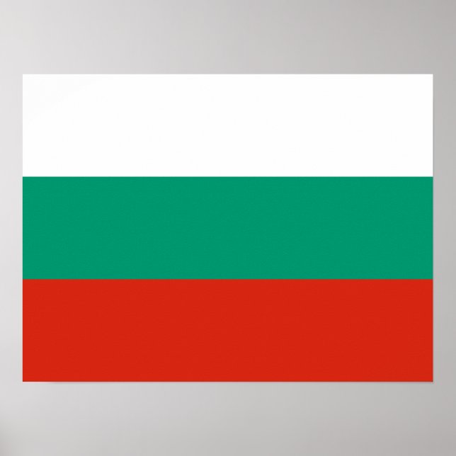 Patriotisk bulgarisk flagga poster (Framsidan)