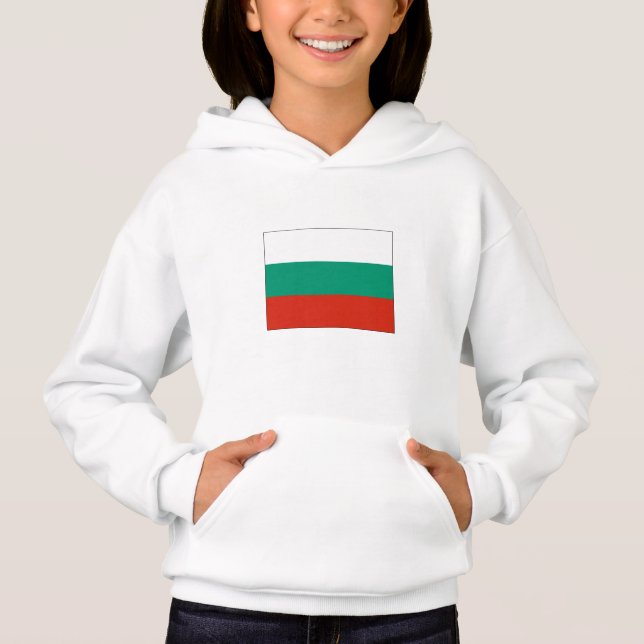Patriotisk bulgarisk flagga t shirt (Framsida)