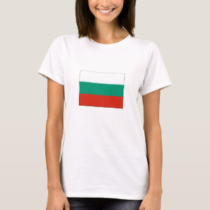 Patriotisk bulgarisk flagga t shirt
