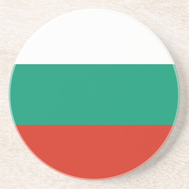 Patriotisk bulgarisk flagga underlägg (Framsidan)