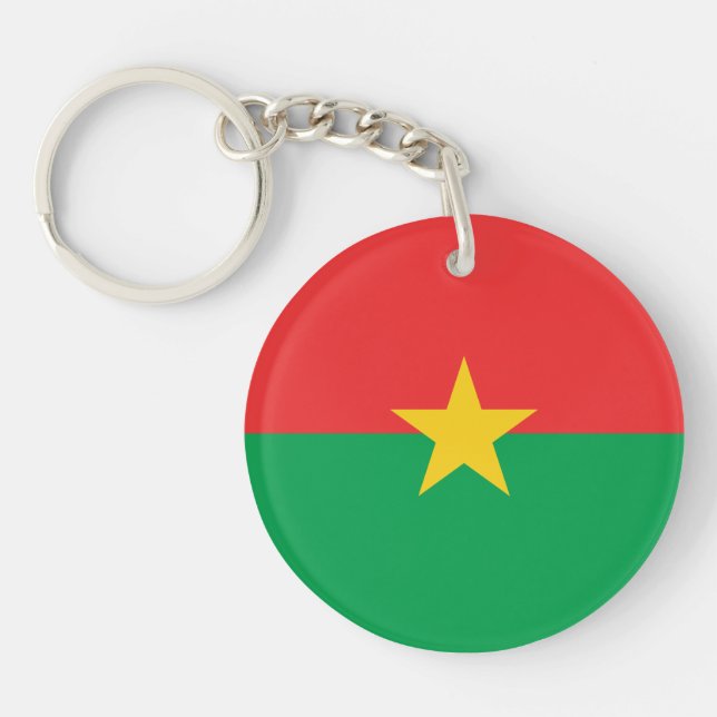 Patriotisk Burkina Faso-flagga (Framsidan)