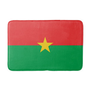 Patriotisk Burkina Faso-flagga Badrumsmatta