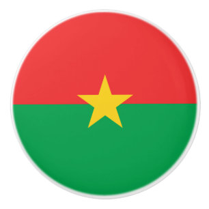 Patriotisk Burkina Faso-flagga Knopp
