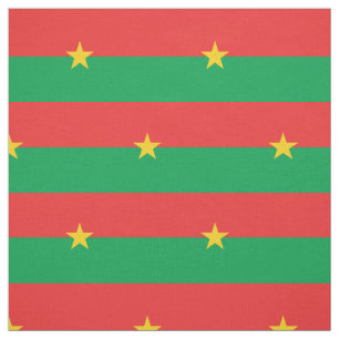 Patriotisk Burkina Faso-flagga Tyg