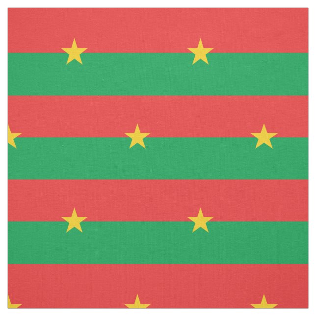 Patriotisk Burkina Faso-flagga Tyg (Provkarta)