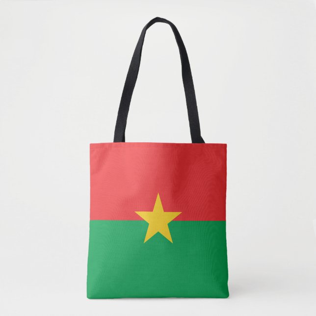 Patriotisk Burkina Faso-flagga Tygkasse (Framsida)