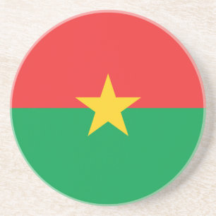 Patriotisk Burkina Faso-flagga Underlägg