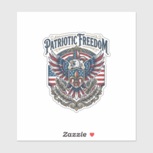 Patriotisk Cajun Pride Vector Grafisk T-shirt_1 Klistermärken