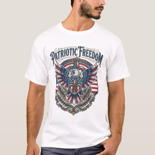 Patriotisk Cajun Pride Vector Grafisk T-shirt_1 T Shirt