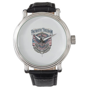 Patriotisk Cajun Stolthet Vektor Grafisk T-Shirt_1 Armbandsur