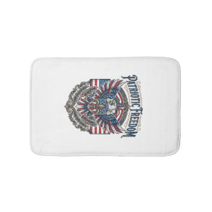 Patriotisk Cajun Stolthet Vektor Grafisk T-Shirt_1 Badrumsmatta