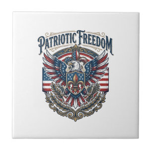 Patriotisk Cajun Stolthet Vektor Grafisk T-Shirt_1 Kakelplatta