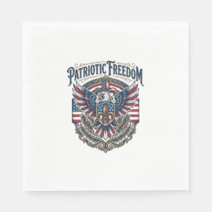 Patriotisk Cajun Stolthet Vektor Grafisk T-Shirt_1 Pappersservett