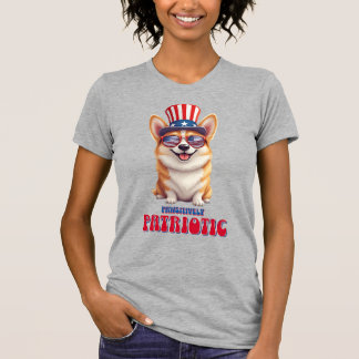 Patriotisk Corgi - Pawsitively Patriotisk T Shirt