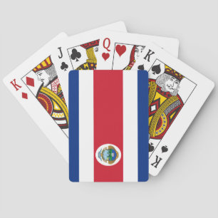 Patriotisk Costa Rica-flagga Casinokort