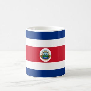 Patriotisk Costa Rica-flagga Kaffemugg