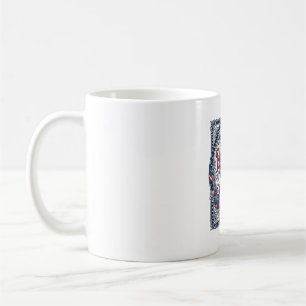Patriotisk Cottage Garden Vector Grafisk T-shirt Kaffemugg