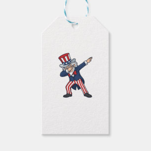 Patriotisk Dabbig Herr Vintage Vektor Design_ Presentetikett