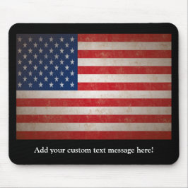 Patriotisk design för vintagestilamerikanska musmatta