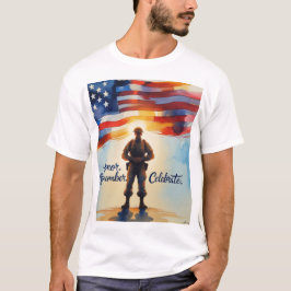 Patriotisk design T-Shirt Memorial Day for Coupon