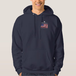 Patriotisk DON'T OVERTHINK THE DINK Pickleball Hoodie