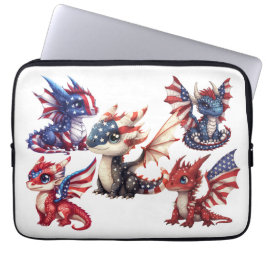 Patriotisk Drak Laptop Fodral